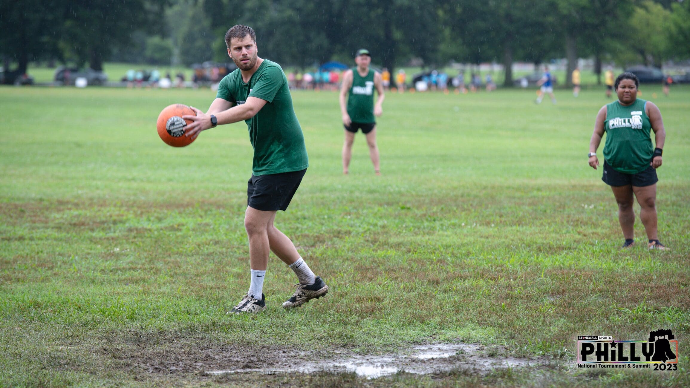 Pitcher about to pitch